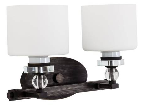 Oil rubbed 2 light vanity sales
