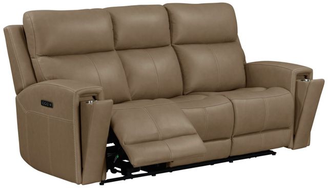 Liberty Furniture Camden Aline Toast Leather Power Reclining Sofa-1