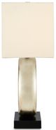 Currey & Company Kirkos Ivory/Silver Leaf Table Lamp-3