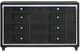 Coaster® Ravenne Black Upholstered LED Dresser-3