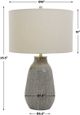 Uttermost® Monacan Gray Textured Table Lamp-2