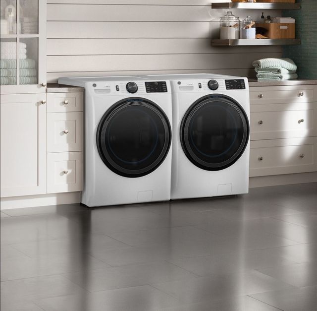 GE® White Front Load Laundry Pair-9