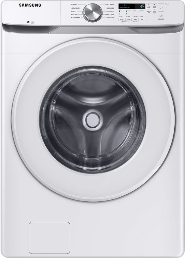Samsung White Front Load Washer & Electric Dryer Laundry Pair -1