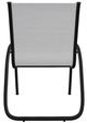 Telescope Casual Gardenella Abalone/Black Aluminum/Fabric Outdoor Sling Stacking Arm Chair-3