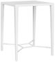 Uttermost® Montellano White Aluminum Indoor-Outdoor Bar Table-0