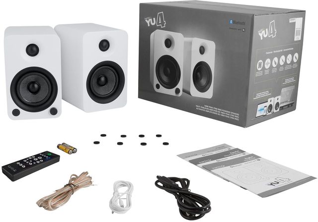Kanto YU4 Matte White Powered Speakers (Pair)-4