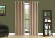 Monarch Specialties Inc. 2-Piece Brown 52" x 95" Solid Blackout Curtain Panel Set-1