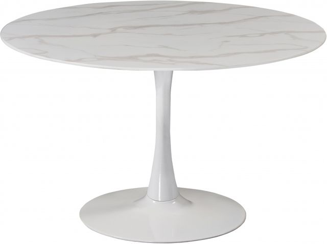Meridian Furniture Tulip White 48" Dining Table-0