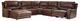 Signature Design by Ashley® Silverbrooke 7-Piece Canyon Power Reclining Left-Arm Facing Sectional with Chaise and Storage Consoles-0