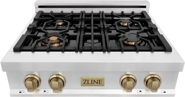 ZLINE Autograph Edition 30" Stainless Steel Gas Rangetop -2