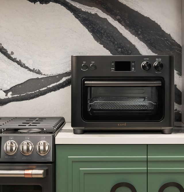 CAFÉ™ Couture™ 0.8 Cu. Ft. Matte Black Toaster Oven with Air Fry-1