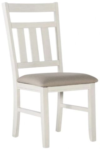 Powell® Turino Beige/Distressed White Side Chair