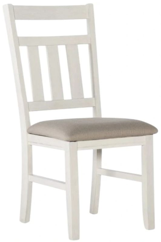 Powell® Turino Beige/Distressed White Side Chair-0