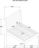 Coaster® Leslie Beige Queen Upholstered Platform Panel Bed-2