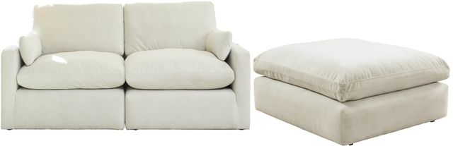 Signature Design by Ashley® Sophie 2-Piece Ivory Living Room Set-0