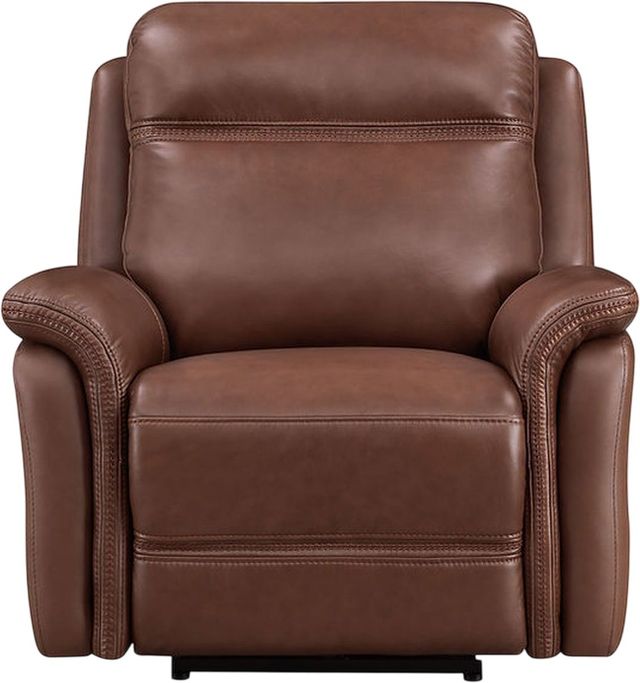 Aurora Furniture Cascade Pecan Power Recliner-0
