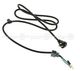 GE® Black Dishwasher Power Cord with Right Angle Plug-0