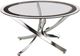 Coaster® Brooke Glass Top Coffee Table with Chrome Base-0