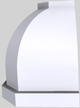 Vent-A-Hood® Designer Series 48" White Wall Mounted Range Hood-3