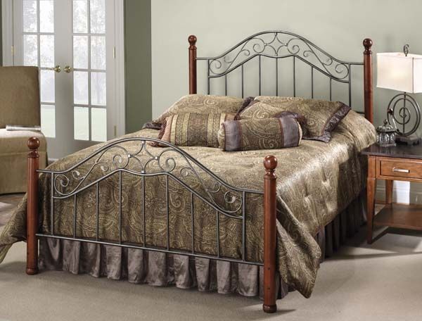 HH2 Home Martino Smoked Silver/Cherry Full Bed-0