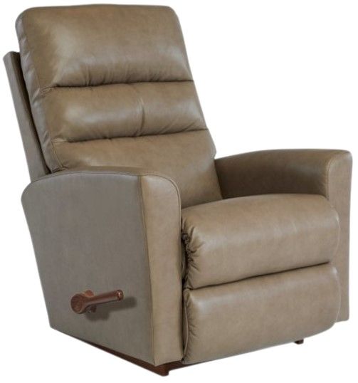La-Z-Boy® Liam Pebble Leather Manual Rocking Recliner-0