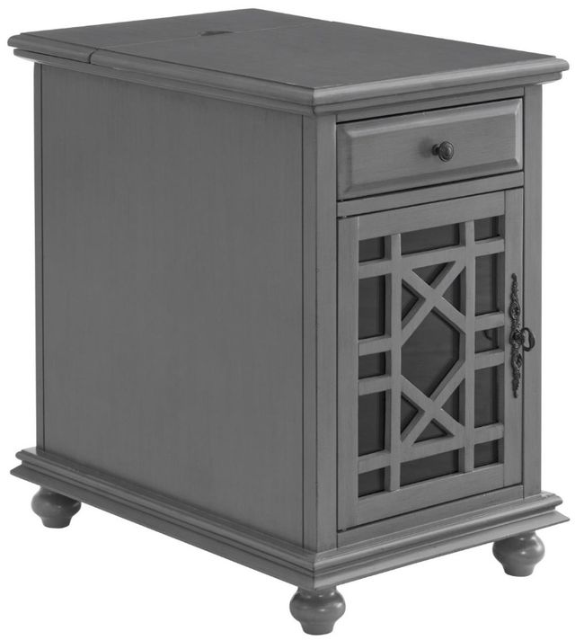 Martin Svensson Elegant Gray Chairside Table-0
