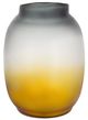 A & B Home Normand Black/Orange/White Vase-2