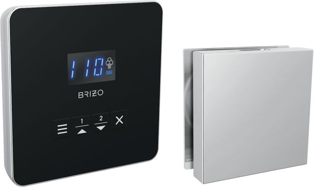 Brizo Mystix™ Lumicoat® Polished Chrome Elemental Square Steam Set-0