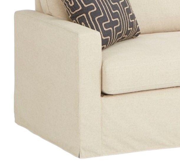 Four Seasons Customizable McMichael 2-Seat 37'' Slipcovered Sofa-1