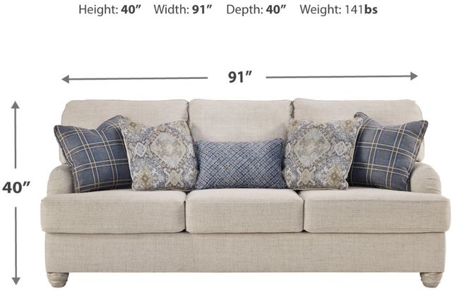 Benchcraft® Traemore Linen Sofa-1