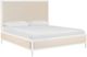 Bassett® Furniture Willow Timeless White King Upholstered Panel Bed-0