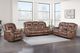 New Classic® Home Furnishings Morello Saddle Brown Manual Glider Recliner-1