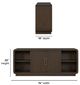 Flexsteel® Athens Chocolate Brown Entertainment Base-2