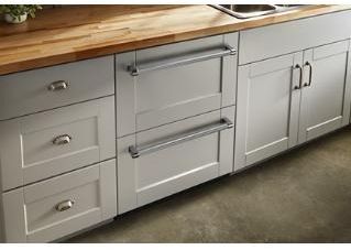 KitchenAid® 4.29 Cu. Ft. Panel Ready Undercounter Double Drawer Refrigerator/Freezer-3