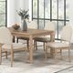 Furniture of America® Rheinfall 5-Piece Natural/Beige Dining Table Set-5