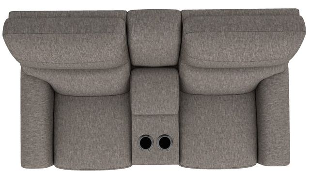 La-Z-Boy® Ava Onyx Power Reclining Loveseat with Console, Headrest, and Lumbar-4