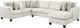 Fusion Furniture Homecoming 3-Piece Stone Sectional-0