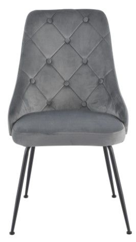 Mazin Furniture Plumeria Gray Side Chair -1