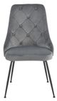 Mazin Furniture Plumeria Gray Side Chair -1