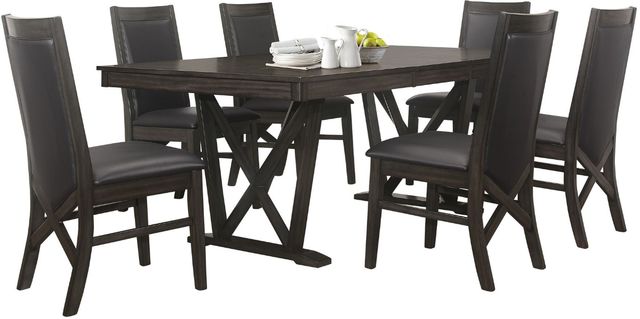 Mazin Furniture Somersby Dark Gray Side Chair-3