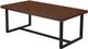 Titus Furniture 3 Piece Walnut/Black Coffee Table Set-0