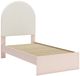Signature Design by Ashley® Wistenpine Blush Youth Twin Upholstered Panel Bed-0