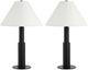 Renwil® Everren Pantera 2-Piece Matte Black Table Lamp Set-0
