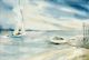 Stylecraft Come Sail Away Beige/Blue/White Wall Art-1