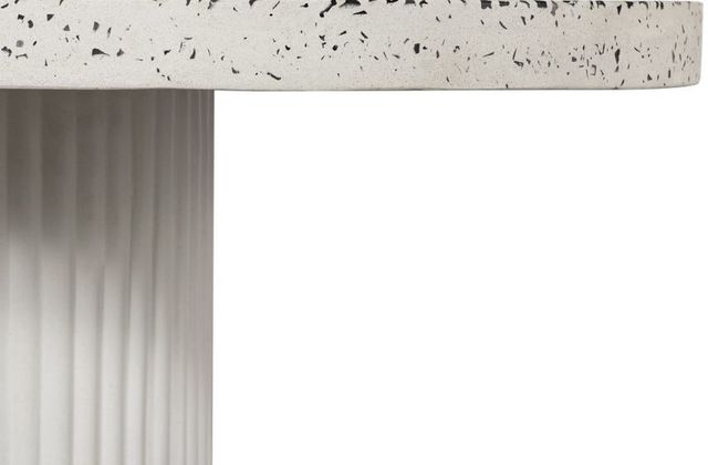 Moe's Home Collection Lyon White Outdoor Terrazzo Dining Table-3