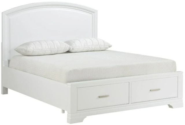 Homelegance® Hudson White Eastern King Storage Panel Bed-0