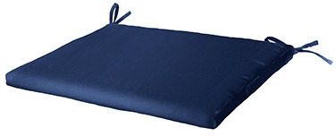 C R Plastics Adirondack Canvas Navy Seat Cushion-0