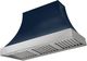 AGA Cascade 48" Indigo Wall Mounted Range Hood  with Brushed Nickel Trim-0