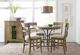 Kincaid Furniture The Nook Hewned Maple 44" Round Counter Height Table with Black Metal Base-1
