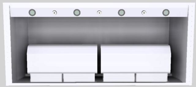 Vent-A-Hood® Designer Series 54" White Wall Mounted Range Hood-2